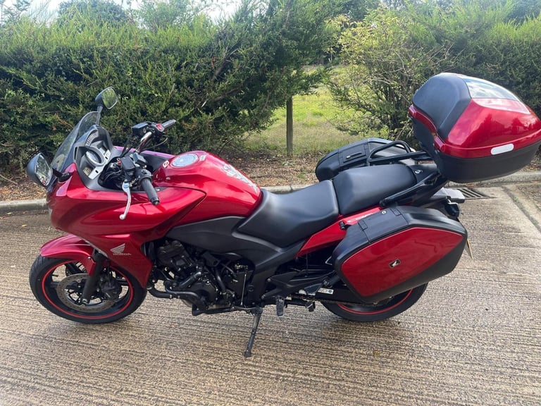 2011 11 HONDA CBF1000FA-B CBF 1000 TOURER LUGGAGE RED CLEAN CBF1000 F ABS