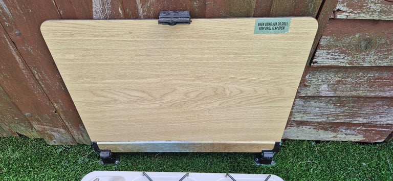 CRAMER and VANETTE gas hob and grill with glass lid for camper caravan motorhome boat.