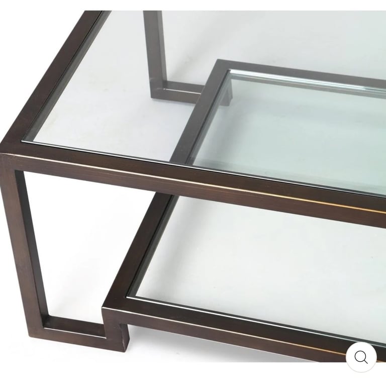 Ming Rectangular Coffee Table - Bronze