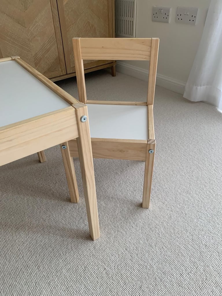 Wooden table and chairs set