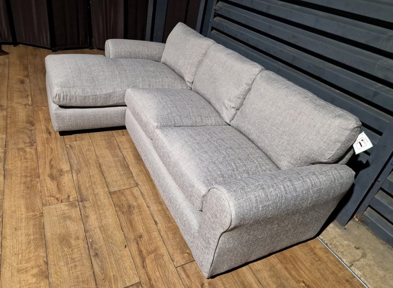 Unused Fabric Corner Sofa - Grey. RRP: £900