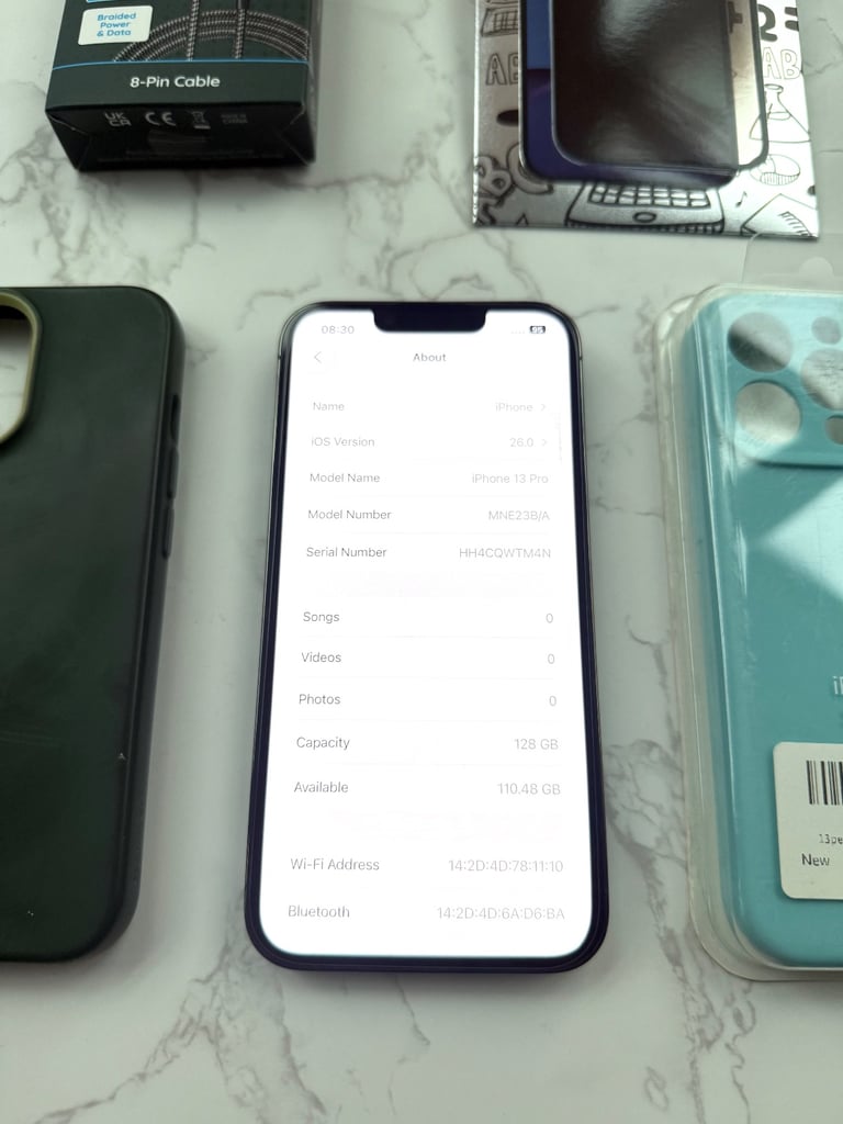 ✅📲IPHONE 13 PRO 128GB UNLOCKED IN ALPINE GREEN WITH NEW CASE