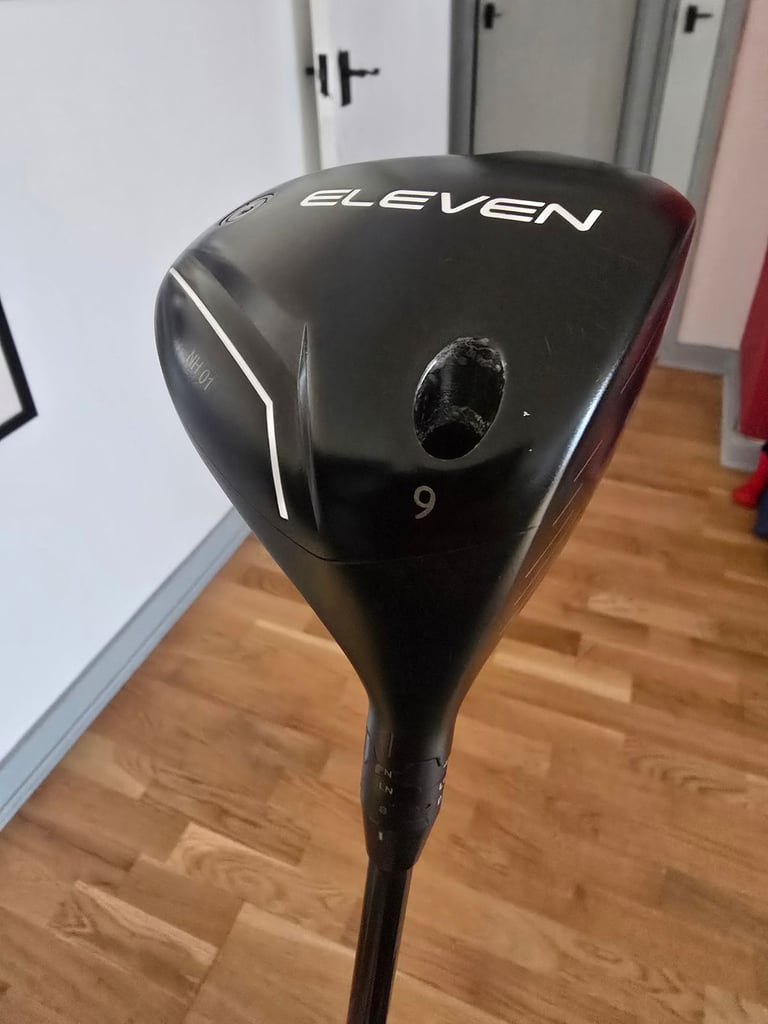 ELEVEN 9 DEGREE ADJUSTABLE+3 NEW SRIXON DISTANCE GOLF BALLS+WRENCH 