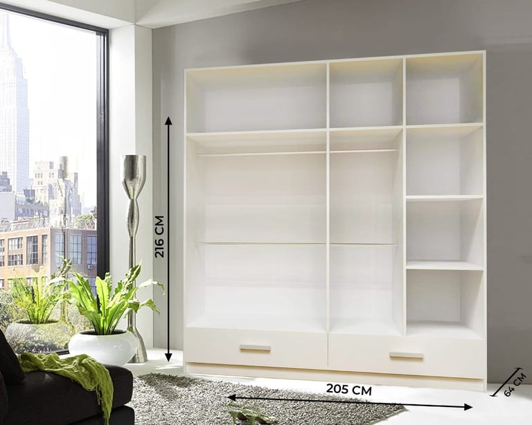 High-Quality Sliding Mirror Door Wardrobe – Ideal for Small & Large Spaces