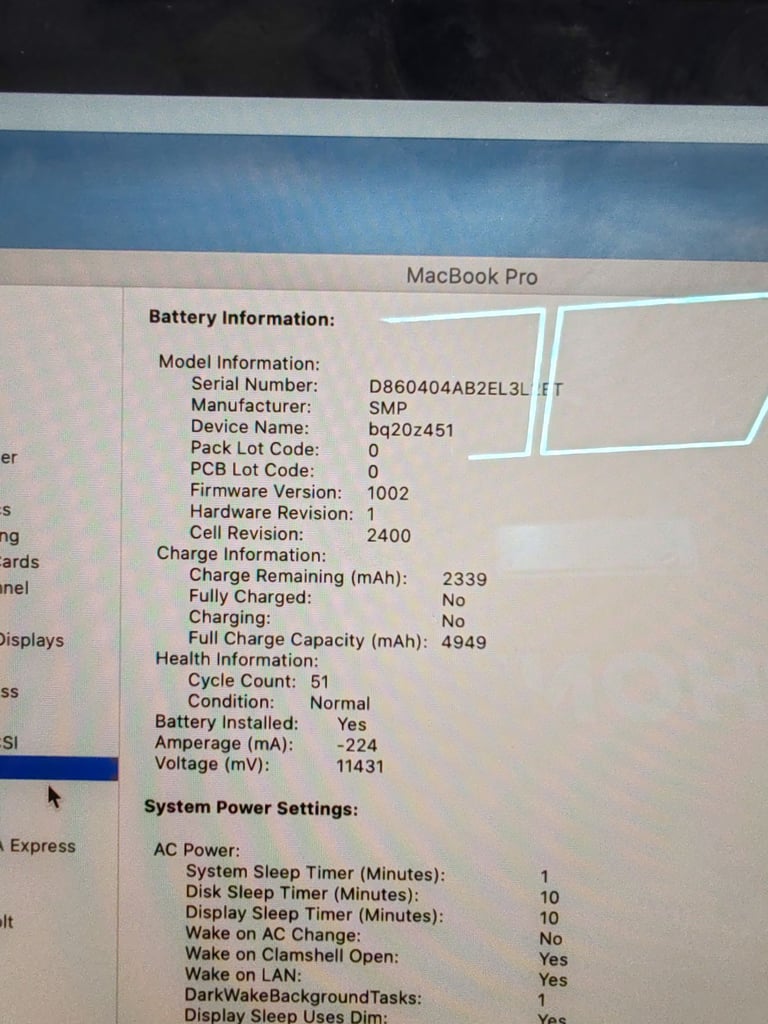 Apple MacBook Pro 2020 Silver 13'' 256gb 8gb Ram Core i5 With Warranty