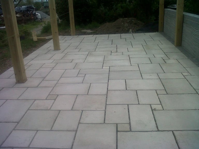 50 square meters of grey mix and match delivered in Northern Ireland