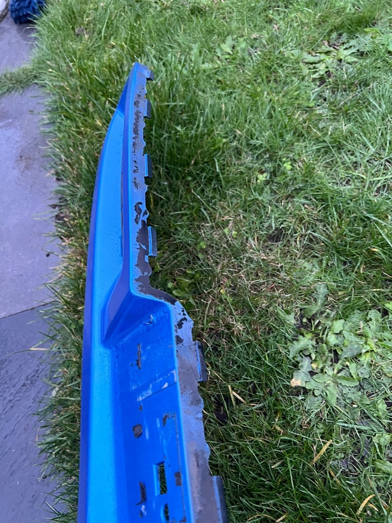 Vauxhall Astra h vxr rear bumper diffuser Arden blue 
