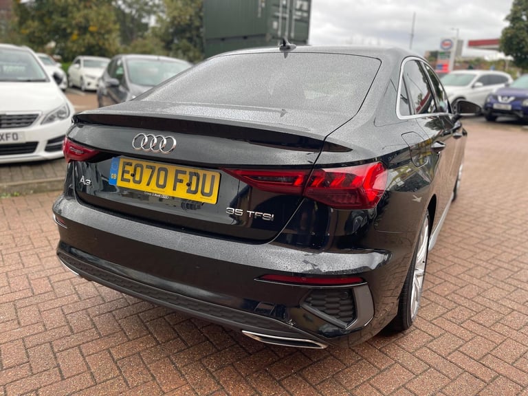 2020 Audi A3 1.5 TFSI 35 S line Saloon 4dr Petrol S Tronic Euro 6 (s/s) (150 ps) SALOON Petrol Au...