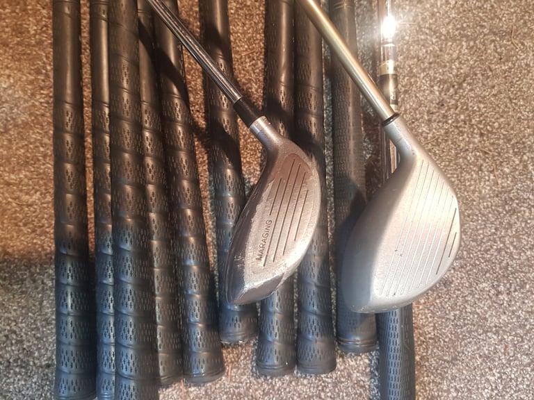 Full set Jack Nicklaus AIR BEAR irons, Ram Driver  Hippo  bag  