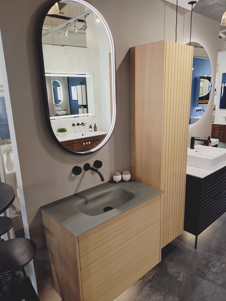 Dansani YOU! 80cm Vanity Set Light Oak *Manufacturers Ex-display* rrp £6409