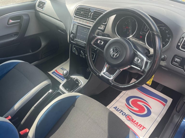 2016 Volkswagen Polo 1.4 TSI BlueMotion Tech ACT BlueGT Euro 6 (s/s) 5dr HATCHBACK Petrol Manual