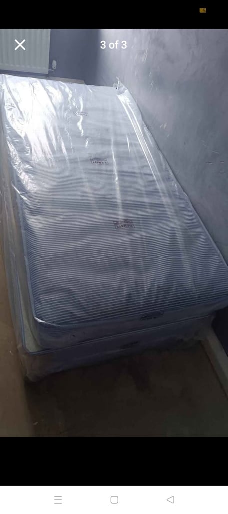 image for Single bed with mattress 