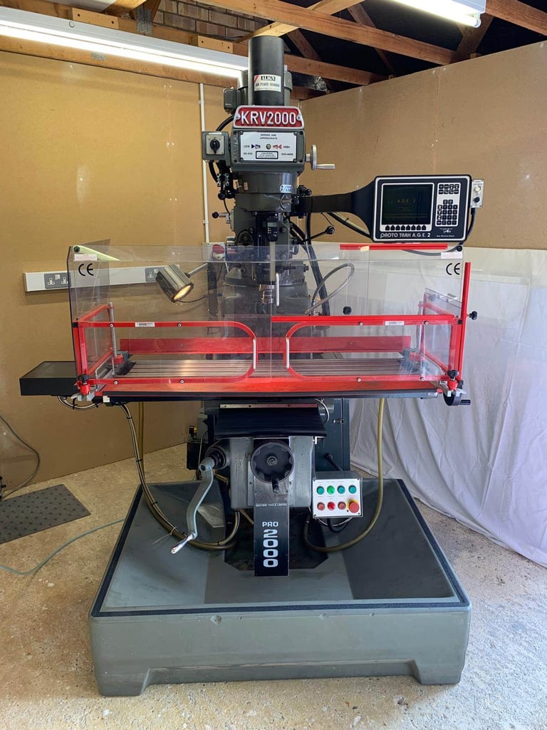 XYZ PRO 2000 CNC 2 AXIS TURRET MILLING MACHINE YEAR 2000 **NO VAT**