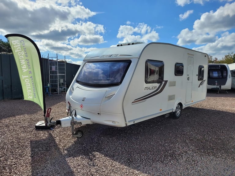 Sprite Major 6 2011 Single Axle 6 Berth - Lightweight, Triple Bunks, Motor Mover