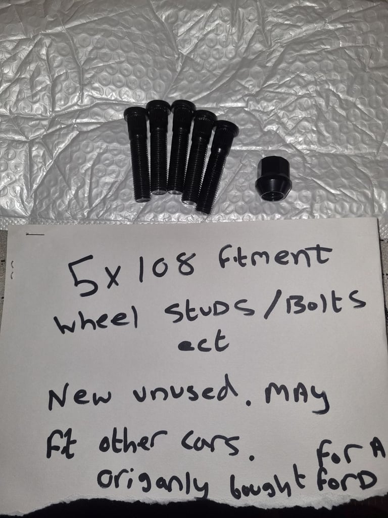 image for 5x108 Wheel Studs x5 Ford Fitment May Fit other Cars