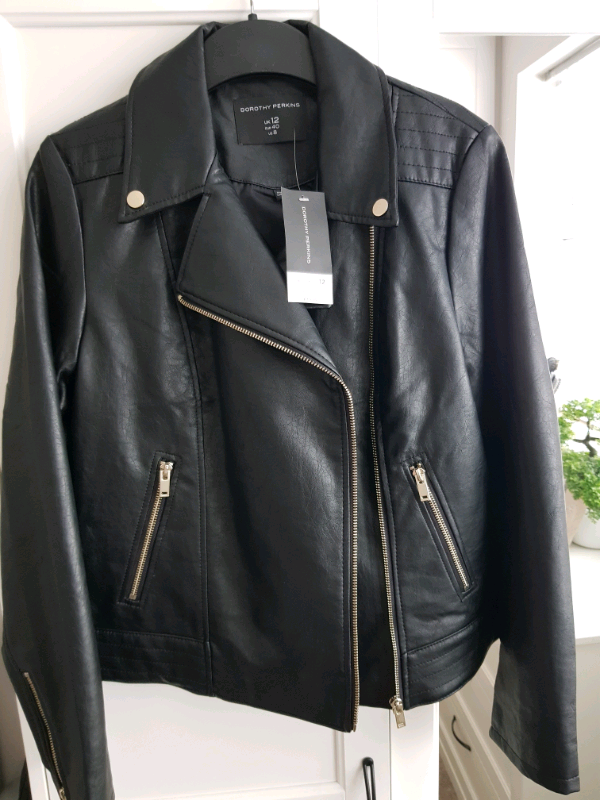 New with tags Faux leather jacket size 12 dorothy perkins RRP 39.99 | in  Fareham, Hampshire | Gumtree