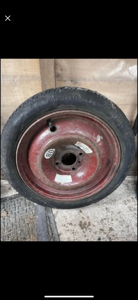 car tyre and wheel 115 /70/R15