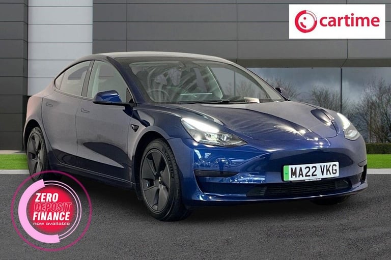 2022 22 TESLA MODEL 3 STANDARD RANGE PLUS SALOON 4DR ELECTRIC AUTO RWD (241 BHP)