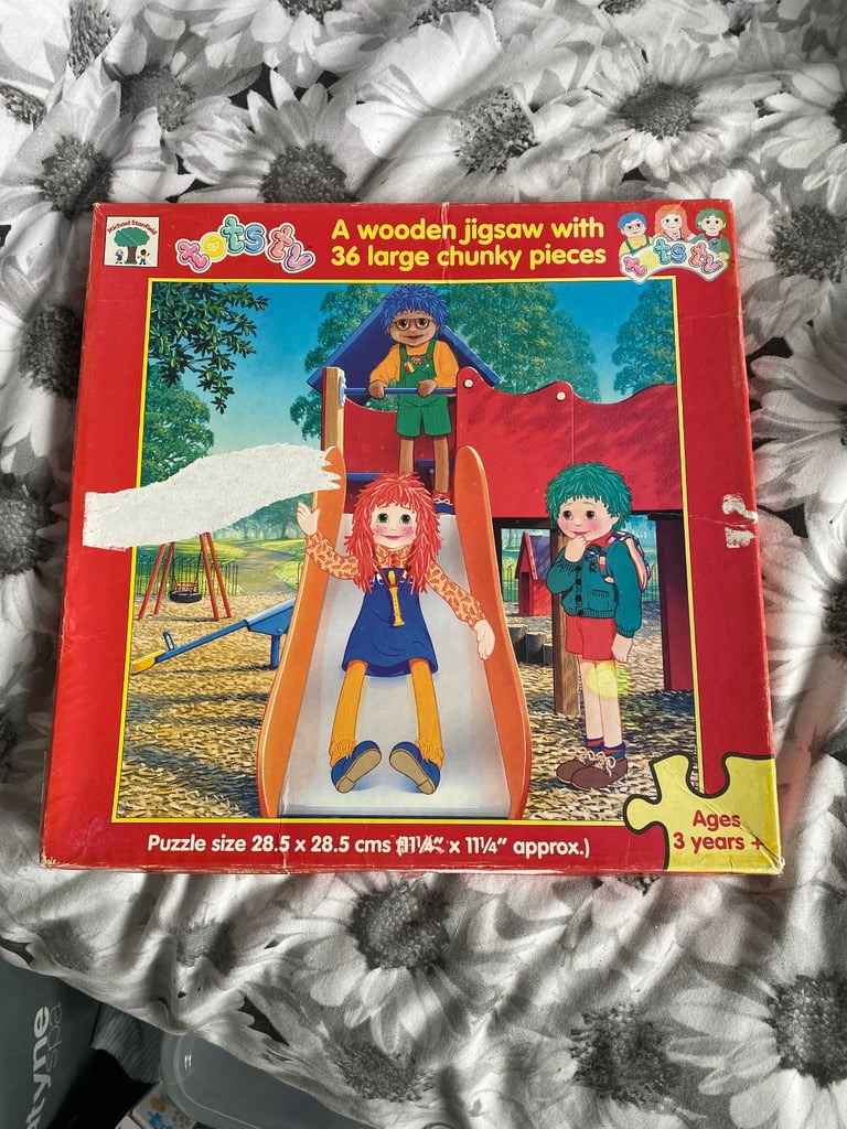 image for Vintage Tots TV wooden jigsaw puzzle 
