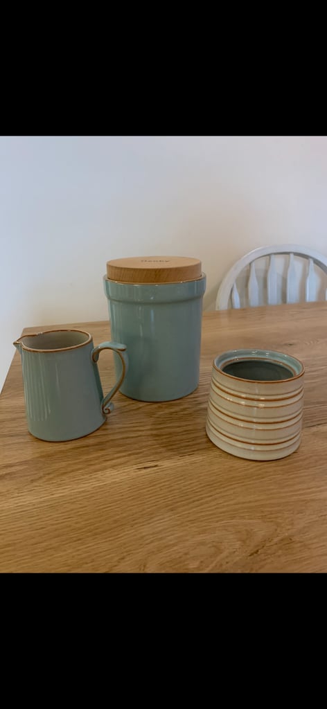 image for Denby Heritage Pavilion Sugar/ Creamer/Jar