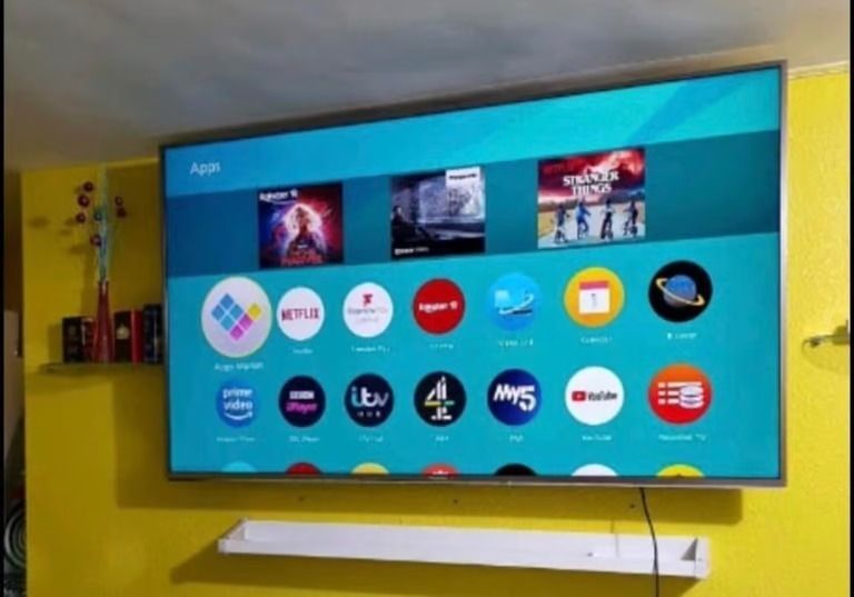 image for 65" PANASONIC 4K SMART FREEVIEW HD LED TV WITH WALL BRACKET & REMOTE CONTROL