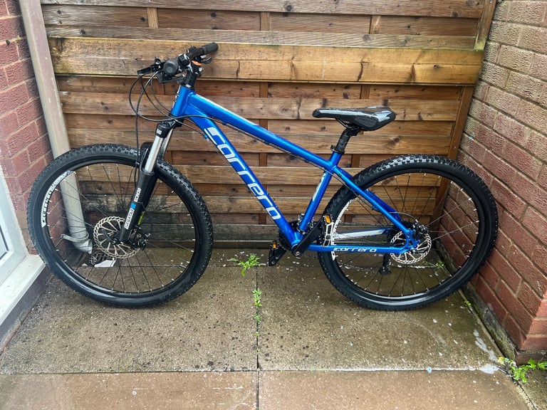 image for Carrera Vulcan Mountain Bike 16” Frame 27.5” Wheels Good Condition Blue