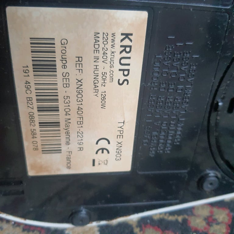 Kurps nesspresso  machine