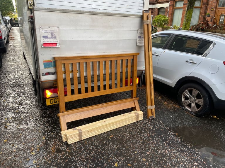 Small double bed frame   £95  We can supply a brand new matress 4 this at the right right money