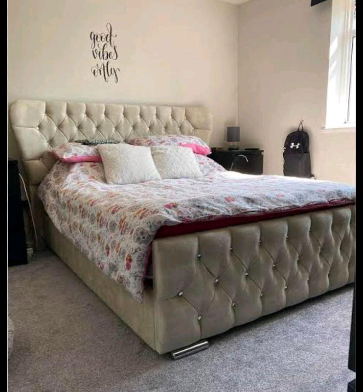 LUXURY KENDAL BUTTERFLY 🦋 BED IN ALL SIZES PREMIUM MATTRESS in