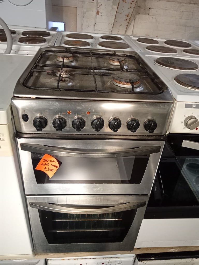 50cm gas cooker grill and oven in brushed stainless £160