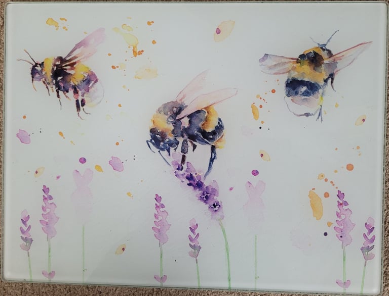 Glass worktop protector/chopping board