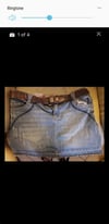 Ladies red herring size 10 denim mini skirt from debenhams-see photos below