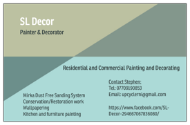 Painter and Decorator with dust free sanding system