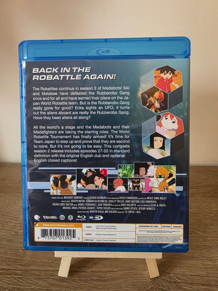 Medabots season 1,2,3 complete bluray sets (discotek)