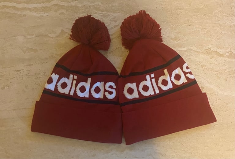 image for Brand new genuine Adidas beanies x2 great stocking fillers 