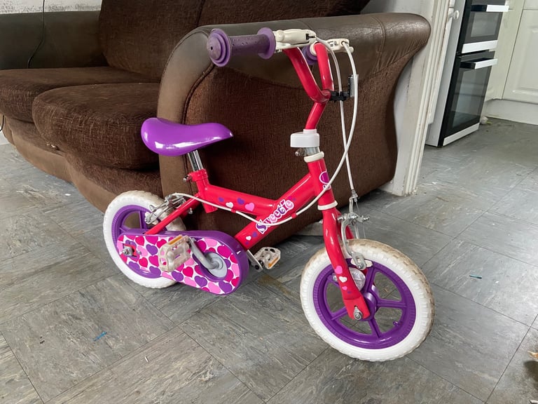 image for Girls pink and purple bike 