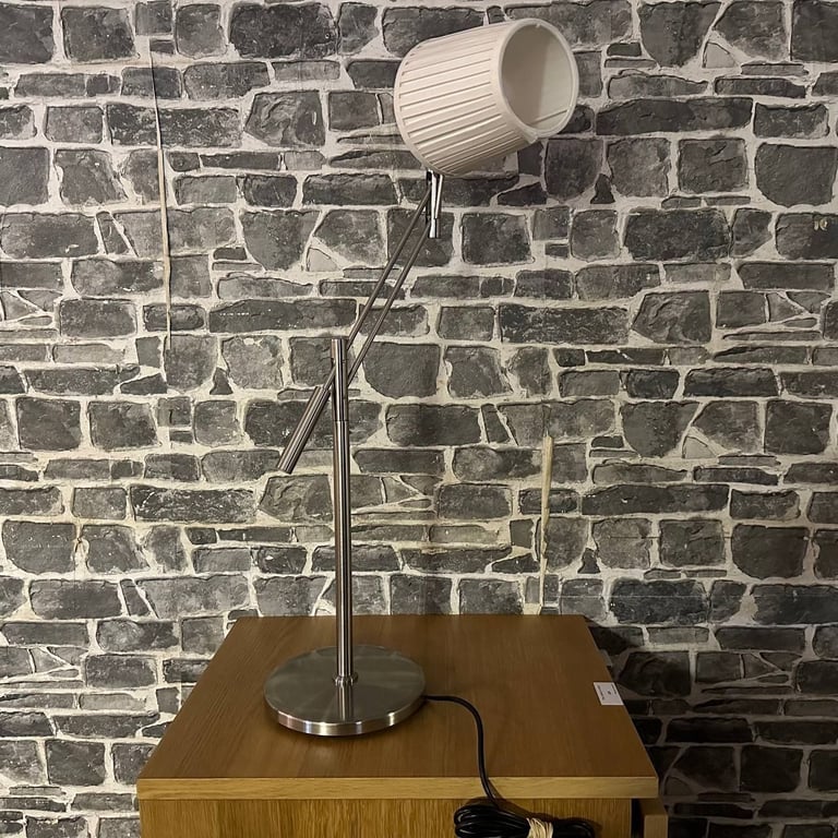 Adjustable Modern Table Lamp with White Shade