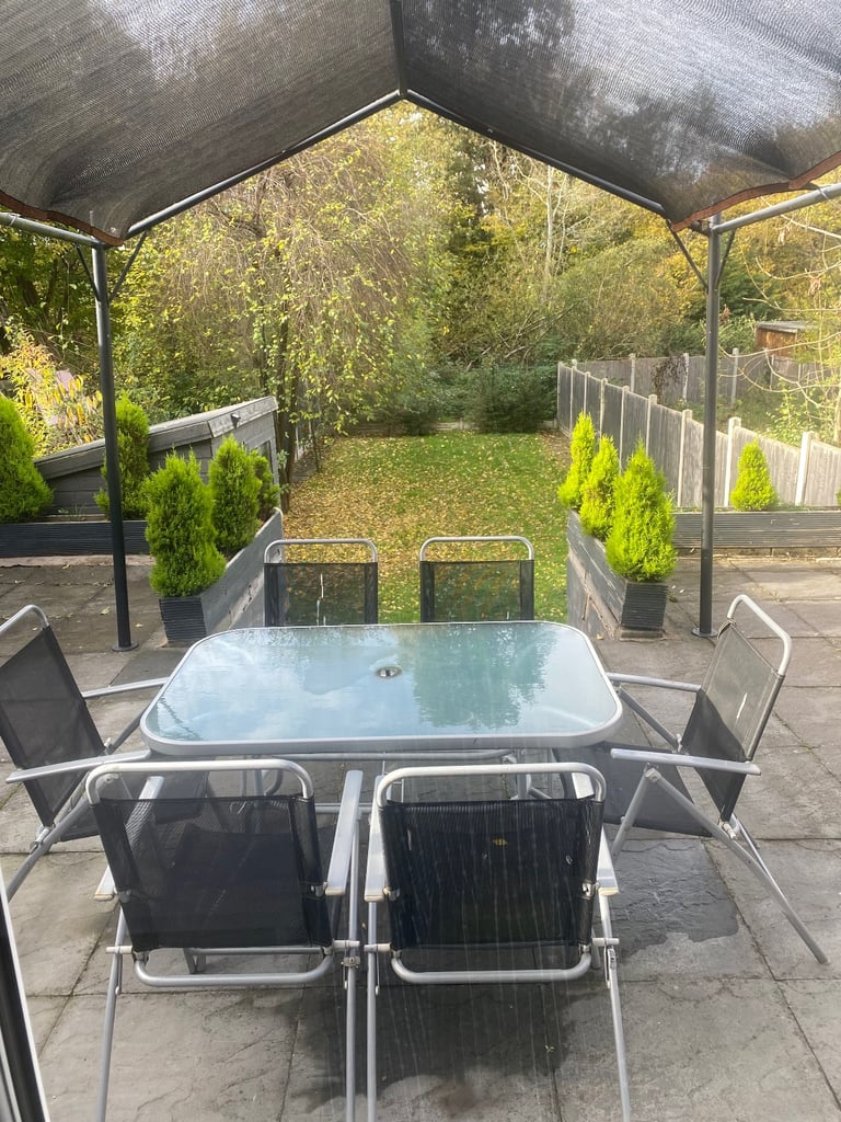 image for Dining table and chairs for garden