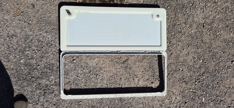 Various side doors with frames and keys for caravan camper motorhome - gas, toilet, storage.