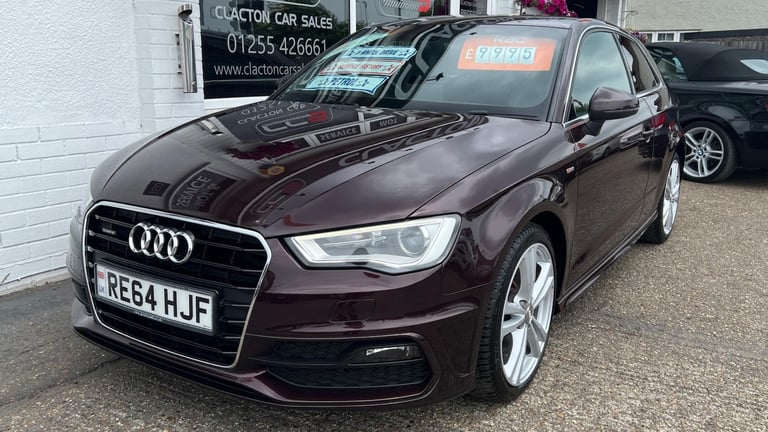 2014 Audi A3 1.8 TFSI S line S Tronic quattro Euro 6 (s/s) 3dr HATCHBACK Petrol Automatic