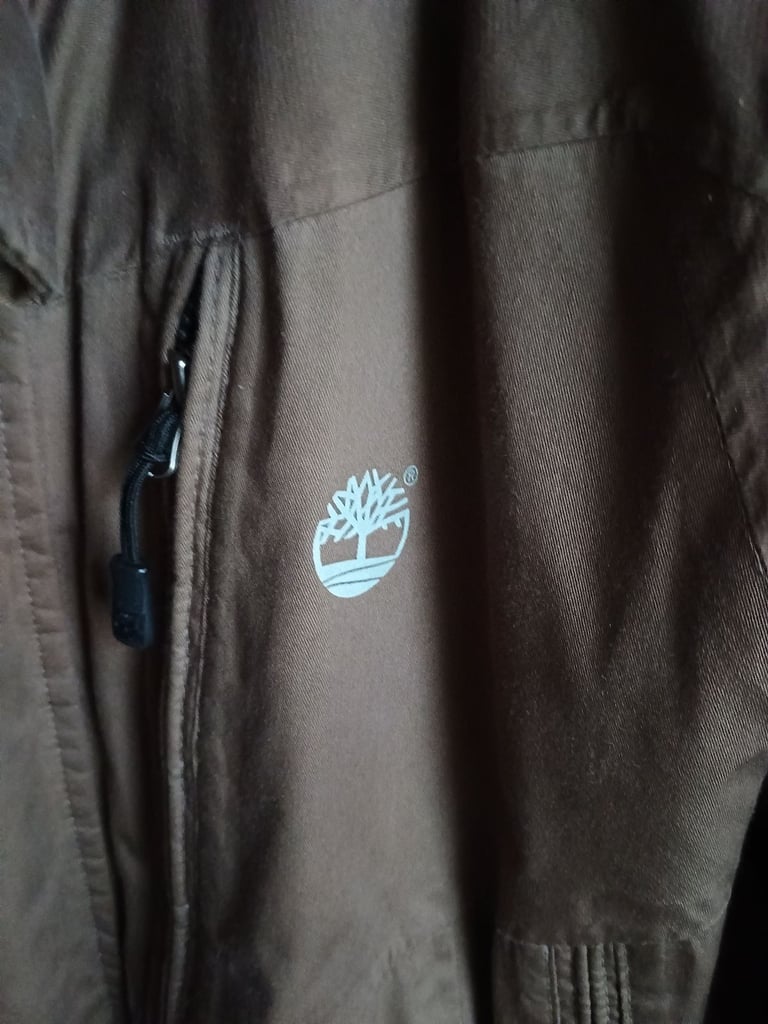 Timberland 3 in 1 Jacket with Fleece, Khaki, Large 