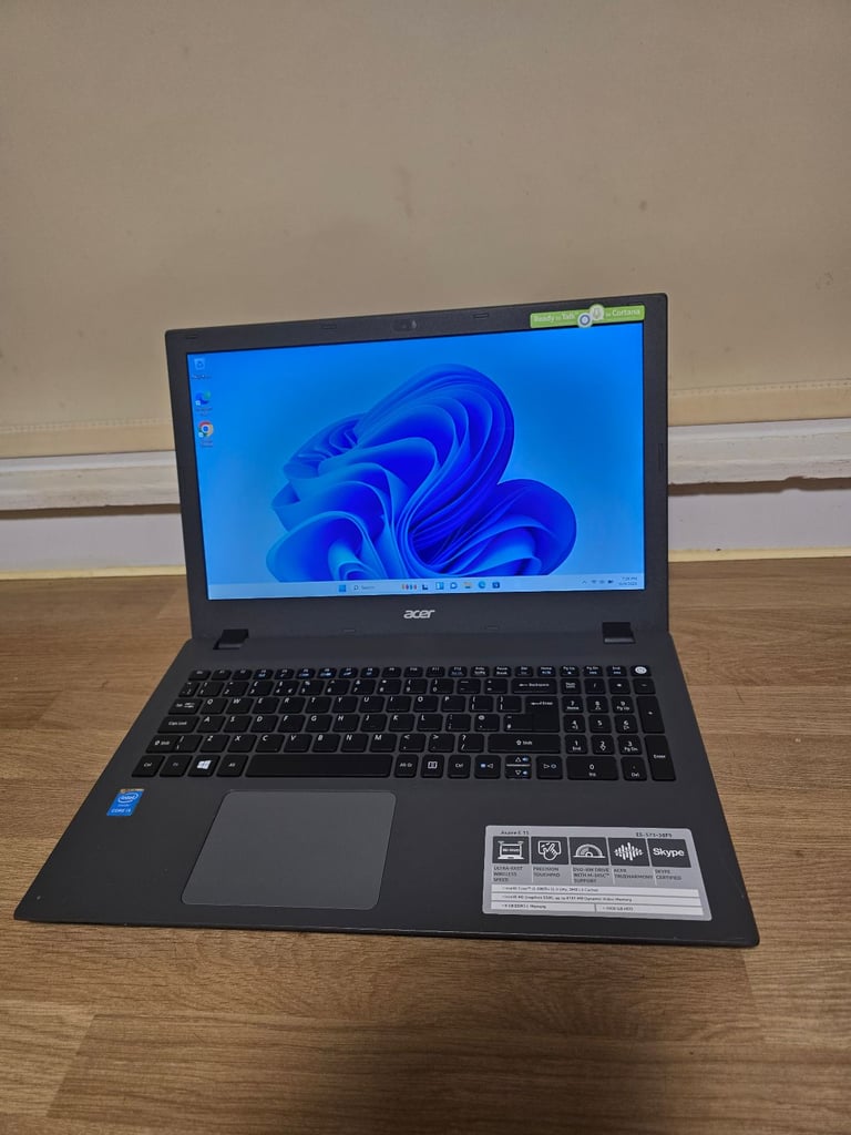 image for Acer laptop i3 8gb ram 1tb hdd windows 11 and office 