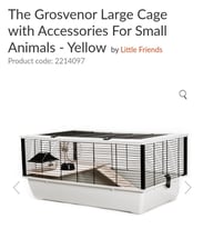 2x large hamster cages with added accessories included