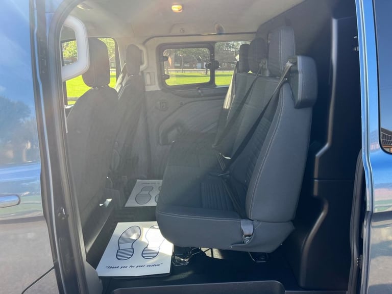 2019 69 FORD TRANSIT CUSTOM 2.0 320 ECOBLUE LIMITED AUTO CREW VAN DOUBLE CAB 5DR