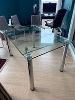 Glass Dining Table - £1,000 brand new. Quick sale required