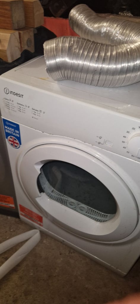 image for Indesit tumber dryer vented turn and go D80W 8kg
