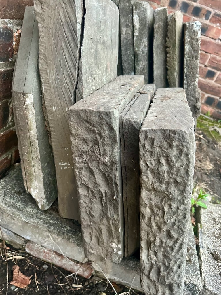 6 natural stone slabs 