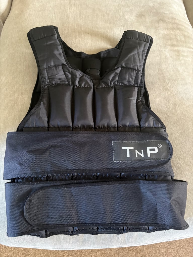Adjustable TNP Weighted Vest 25kg very good condition  