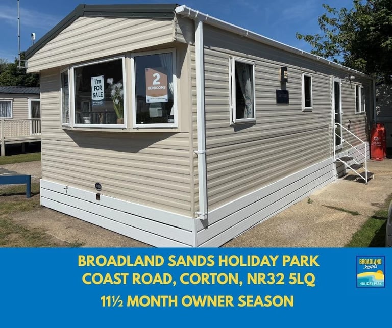 CHEAP STATIC CARAVAN FOR SALE ON BROADLAND SANDS HOLIDAY PARK