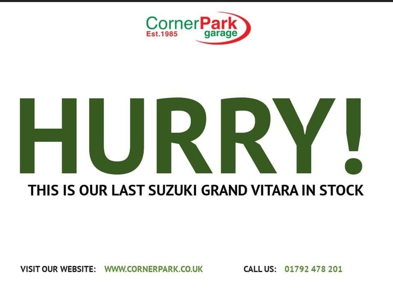 2013 Suzuki Grand Vitara 2.4 VVT SZ4 SUV 3dr Petrol Auto 4WD Euro 5 (169 ps) ESTATE Petrol Automatic